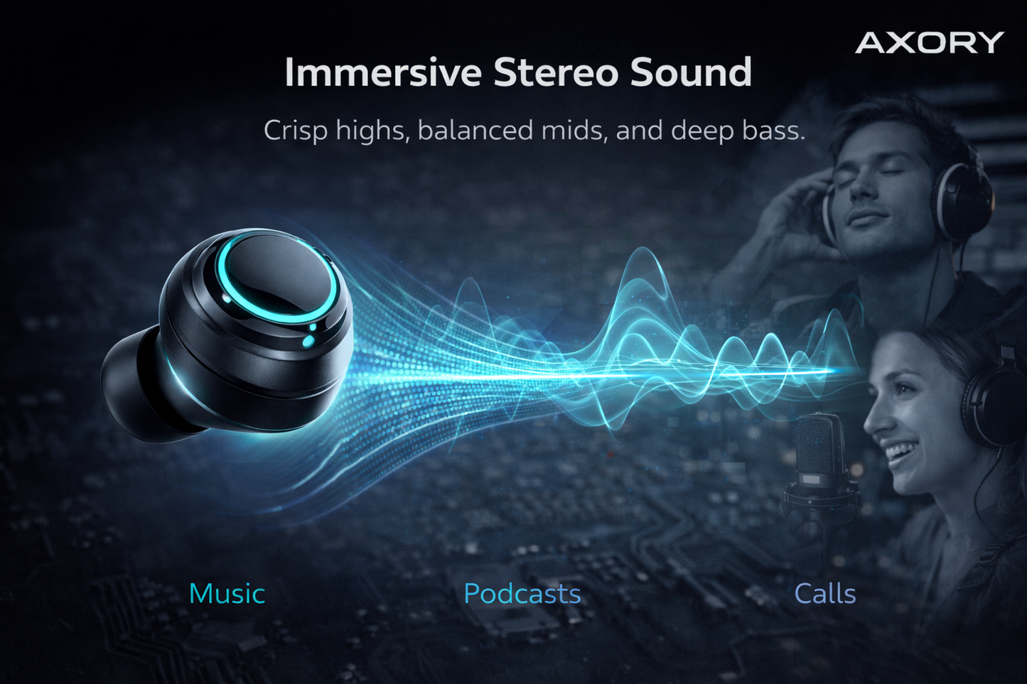 M25 Pro Wireless Noise-Canceling Earbuds