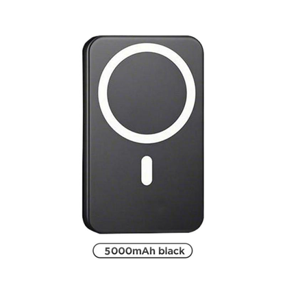 PowerSnap 5000mAh Magnetic Power Bank – MagSafe Wireless Fast Charger for iPhone 12–17 Pro/Pro Max