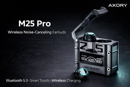 M25 Pro Wireless Noise-Canceling Earbuds