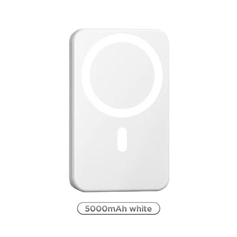 PowerSnap 5000mAh Magnetic Power Bank – MagSafe Wireless Fast Charger for iPhone 12–17 Pro/Pro Max